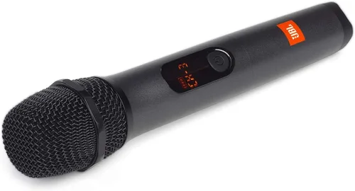 Vista 5 de JBL Sistema inalámbrico de dos micrófonos con receptor de doble canal, negro