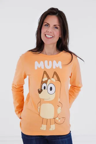 Vista 2 de Bluey Bingo Chilli Mom Bandit Dad Long Sleeve Matching Family T-Shirt Toddler to Adult