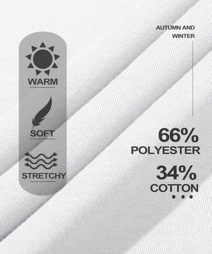 Vista 5 de MAGCOMSEN Sudadera de manga larga con forro polar y cuello redondo para mujer, estilo casual, para otoño
