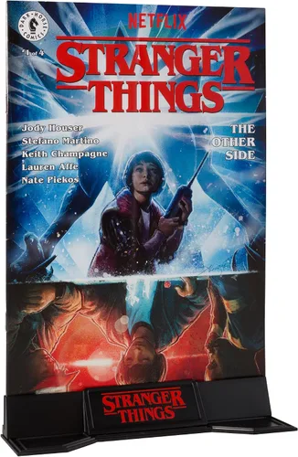 Vista 4 de McFarlane Toys - Stranger Things Page Punchers - Juego de 2 figuras de acción de Will Byers y Demogorgon de 3 pulgadas con cómic