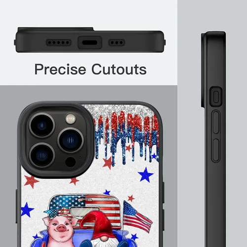 Vista 3 de America Farm - Funda para iPhone 16, 15, 14, 13, 12, 11 Pro Max, Galaxy S25, S24, S23, S22, S21, S20, FE Plus, A16, A15, A14, A54, Note 20