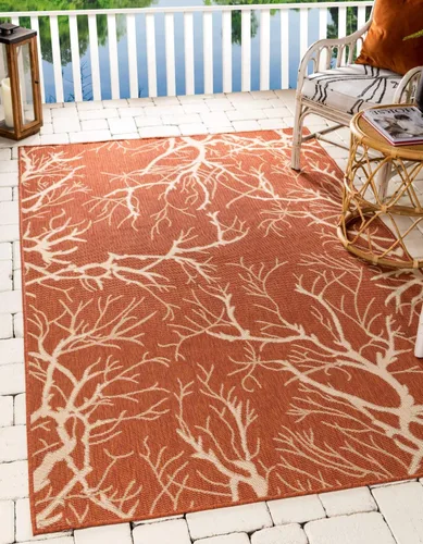 Vista 21 de Unique Loom - Alfombra de centro Café/Beige