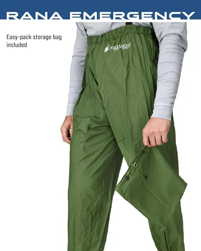 Vista 3 de FROGG TOGGS Men's Rana Emergency Waterproof Compact, Packable Chest Wader Portable waterproof chest wader, waterproof PVC, easy-pack storage bag