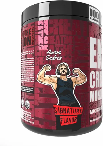 Vista 5 de Ekkovision Polvo de Monohidrato de Creatina Micronizado, Cereza Negra, Suplemento Pre Entrenamiento y Post Entrenamiento para Hombres y Mujeres