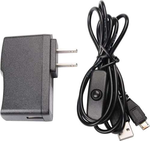 Vista 3 de 5V/2.5A Fuente de Alimentación Micro USB Cargador Adaptador con Interruptor de Encendido y Apagado para Raspberry Pi 3/2 Modelo B