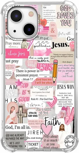 Vista 81 de Funda para Celular con Versículos de la Biblia, Colocación de Citas Cristianas de Jesús, Diseño Collage, Funda Protectora Suave de TPU de Moda
