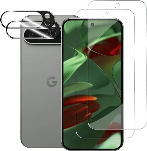 Vista 15 de BIGFACE Protector de pantalla de vidrio templado para Pixel 9 + protector de lente de cámara [2 + 2 unidades]