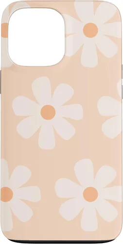 Vista 23 de Orange Floral Aesthetics Daisy Flower Daisies Pattern Case for iPhone 16