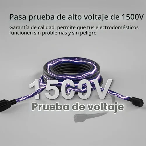 Vista 3 de PlugSaf Cable de extensión para exteriores de 16/3 de 100 pies, cable