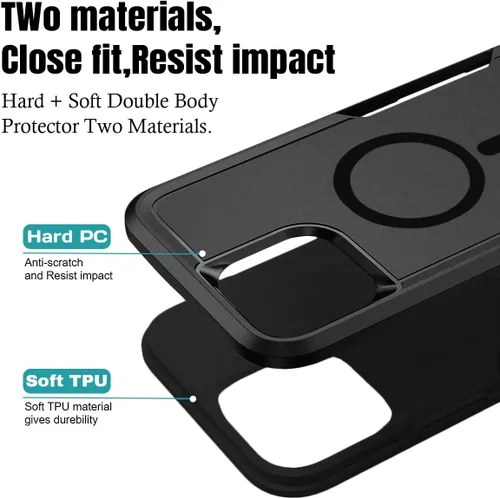 Vista 4 de Funda magnética personalizada para iPhone 17 Air 16 15 14 Pro Max Plus 13 12 11, personaliza el nombre del texto de la foto y imagen, imanes fuertes