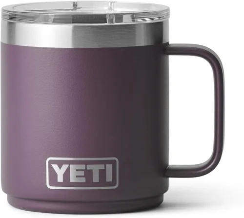 Vista 8 de YETI Rambler - Taza apilable de 10 onzas, aislada al vacío, acero inoxidable con tapa MagSlider, acero inoxidable