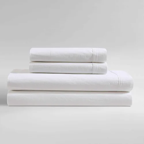 Vista 19 de Calvin Klein - Juego de sábanas de tamaño Queen, sábanas refrescantes frescas y a medida con un tacto de percal de algodón naturalmente suave