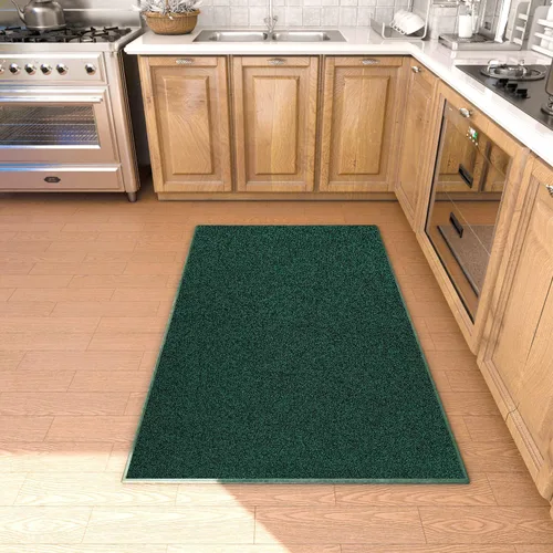 Vista 15 de AREDO Alfombra de pasillo con parte trasera de goma antideslizante, alfombra de piso suave lavable para cocina, pasillo, entrada
