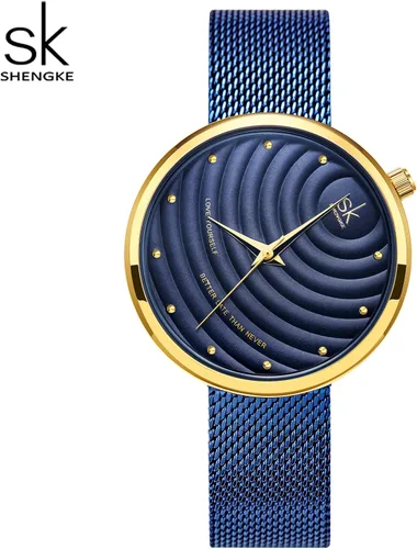 Vista 4 de SHENGKE Fashion Watch Simple Decent Casual Fashion Quartz Watch (Less is More) Watch