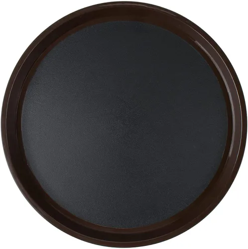 Vista 13 de G.E.T. NS-1014-BR Bandeja rectangular antideslizante de plástico sin BPA, de 10 x 14 pulgadas, color marrón