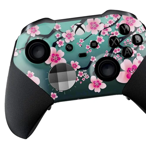 Vista 5 de Cherry Blossom X-box Elite Controller Series 2 Limited Edition by DreamController. Custom Elite Series 2 Controller for X-box OneSeries XS. with