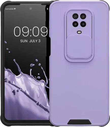 Vista 8 de kwmobile Funda híbrida compatible con Xiaomi Redmi Note 9S / 9 Pro / 9 Pro Max - Funda con cubierta de cámara y parachoques - Funda para teléfono