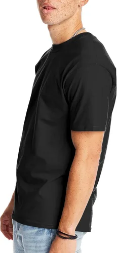 Vista 3 de Hanes Men's Beefy-T T-Shirt, Heavyweight Cotton Tee, 1 Or 2 Pack, Big & Tall