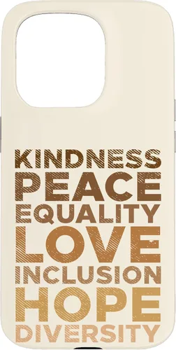 Vista 14 de iPhone 16 Kindness Peace Equality Black African Pride Melanin BLM Gift Case