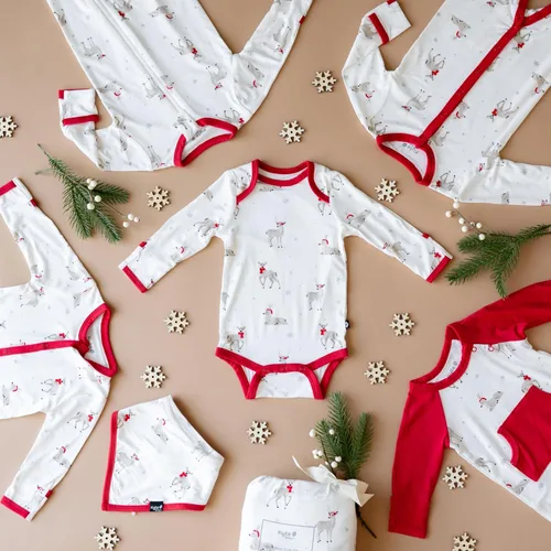 Vista 44 de KYTE BABY Pies unisex con cierre de cremallera, rayón hecho de bambú, 0-24 meses
