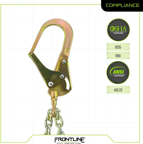 Vista 9 de Frontline PSSW2R - Conjunto de cadena de posicionamiento de barras de refuerzo con giro Duradero, resistente y de alta resistencia Cadenas