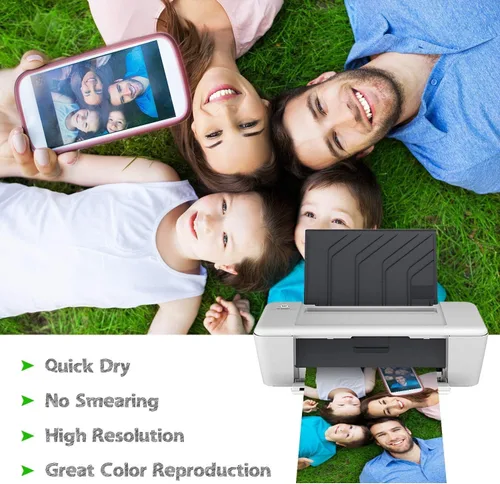 Vista 4 de Koala Ultra Premium - Papel fotográfico satinado de 8.5 x 11 pulgadas y papel fotográfico brillante pesado, 72 libras para impresora de inyección