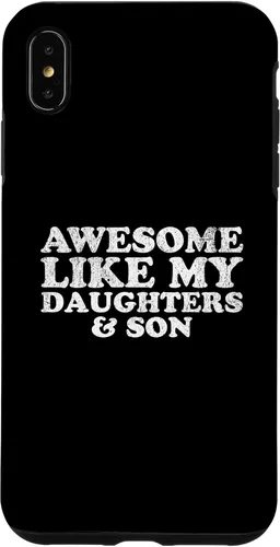 Vista 11 de Awesome Like My Two Daughters and Son Funny Mom Dad Parent Case for iPhone 16