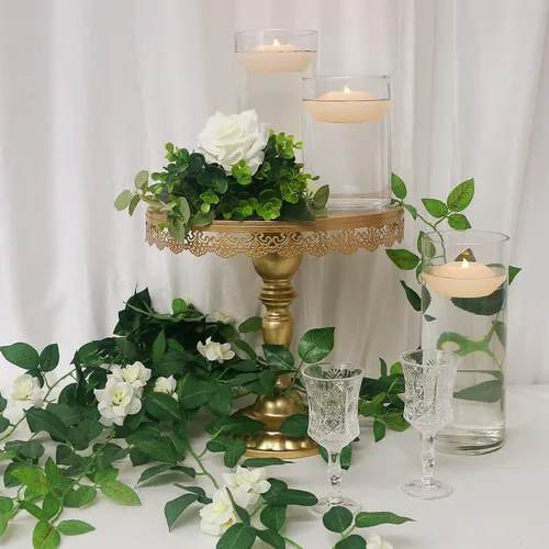 Vista 3 de LARDUX Velas flotantes LED de 3 pulgadas, 12 velas flotantes activadas por agua sin llama, velas de té flotantes falsas que funcionan