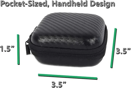 Vista 7 de CASEMATIX Funda para GPS compatible con Garmin inReach Messenger Satellite Communicator – Pequeña funda de transporte para GPS marino de mano