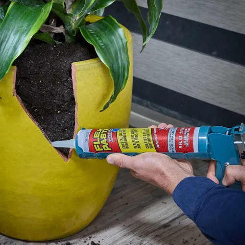 Vista 6 de Flex Paste, masilla impermeable y pintada, sellador de spackle, relleno para grietas, huecos y agujeros - Bloquea el agua y el aire - Resistente a
