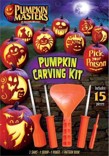 Vista 2 de Pumpkin Masters, juego de tallado, 1 unidad.