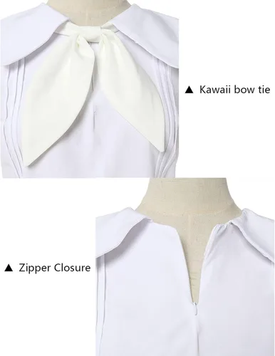Vista 6 de LTAKK Haru Beastars Cosplay Outfits Haru Dress Anime Beastars Costume Women School Uniform Rabbit Girl Dress