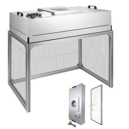 Vista 8 de Unidad de filtro de ventilador capucha de flujo laminar Yzzwer - FFU Filtros HEPA para sala limpia clase 100/ISO 5 Limpieza Micología y sala