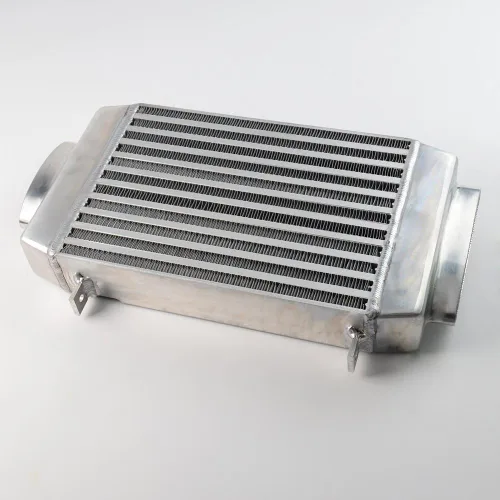 Vista 5 de G-PLUS Intercooler de sobrecarga de montaje superior de aluminio atornillado compatible con Mini Cooper 2002-2006