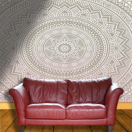 Vista 3 de Papel tapiz gótico para despegar y pegar, diseño de medallón de cachemira abstracto, decoración de mandala, papel tapiz para cocina, decoración