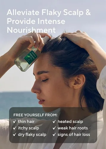 Vista 3 de AROMATICA Potenciador de raíz de romero 3.4 fl oz de peso neto 3.3 fl oz. Aceite para el cabello de romero y cafeína y biotina, cuidado coreano