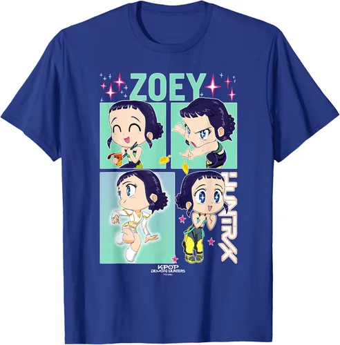 Vista 23 de Kpop Demon Hunters Zoey Camiseta Oficialmente Autorizada