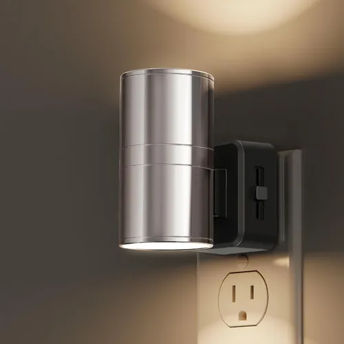 Vista 15 de L LOHAS LED Luz nocturna con control remoto, [paquete de 2] luces nocturnas enchufables a la pared, luz nocturna RGB que cambia de color con sensor