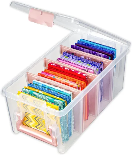 Vista 14 de ArtBin 6925AA Semi Satchel con divisores extraíbles, organizador portátil de arte y manualidades con asa, [1] estuche de almacenamiento de plástico