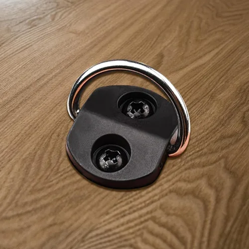 Vista 9 de 6 piezas de anillos en D para amarre de carga, anillos pequeños de anclaje, anillos de amarre para redes de carga, ganchos de amarre de carga
