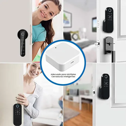 Vista 6 de Cerradura de puerta inteligente de huellas dactilares, aplicación