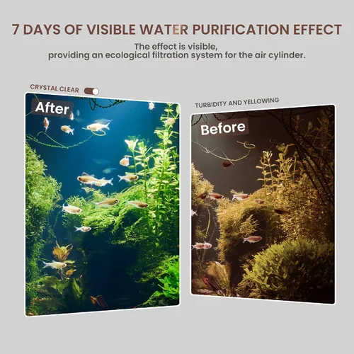 Vista 8 de UPETTOOLS Medios de filtro de acuario, bolas de anillo de cerámica biológica 5 en 1 para filtro de acuario, medios de filtro porosos