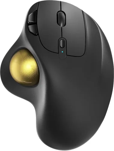 Vista 15 de Nulea Ratón Trackball Inalámbrico M501, Ergonómico Recargable, Control Fácil con el Pulgar, Seguimiento Preciso y Suave, Conexión de 3 Dispositivos