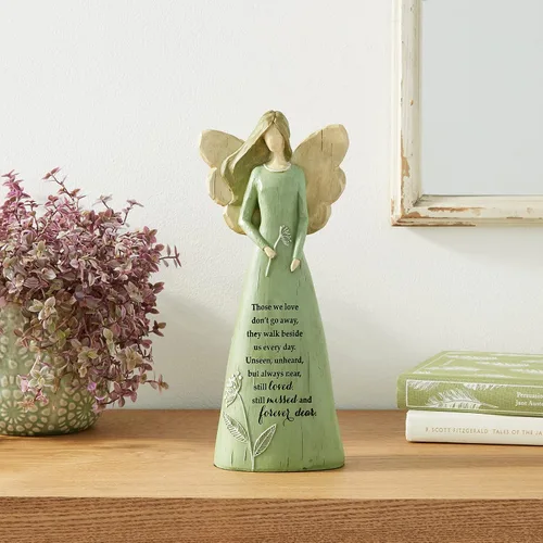 Vista 6 de Abbey & CA Gift - Figura de ángel conmemorativo de Those We Love, regalo de condolencia y duelo, resina con poema conmemorativo, 10 pulgadas