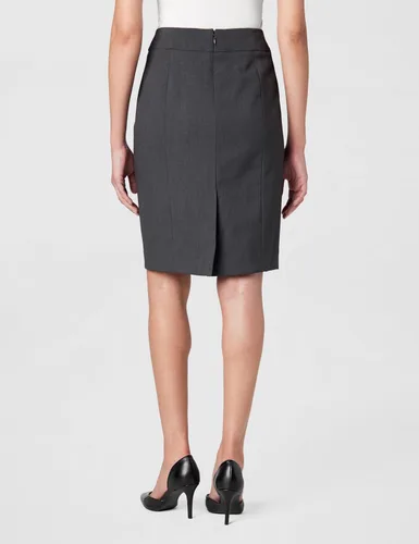 Vista 3 de Calvin Klein - Falda de traje de corte clásico recta Lux para mujer (Tallas regulares y tallas grandes)