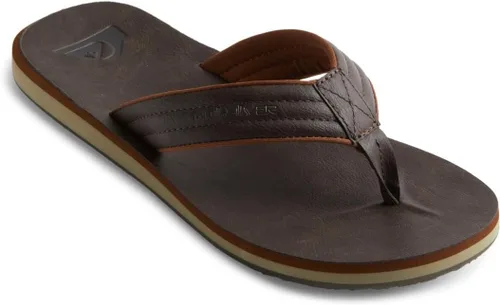 Vista 9 de Quiksilver Sandalia de tres puntos Carver Nubuck para hombre negro gris negro
