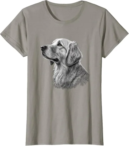 Vista 33 de Camiseta divertida Golden Retriever, Negro