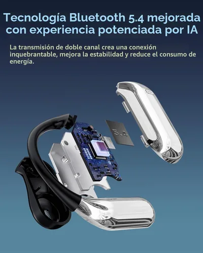 Vista 7 de CoolJumper Auriculares con traductor de idiomas AI en tiempo real, soporte de 144 idiomas para viajes y aprendizaje, auriculares Bluetooth 3 en 1