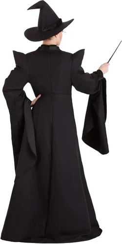 Vista 5 de Disfraz de profesor McGonagall de Harry Potter de talla grande, disfraz de mago de Gryffindor para Halloween