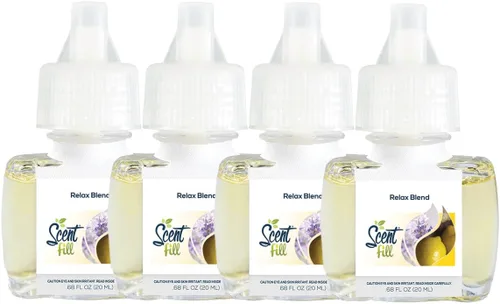 Vista 35 de Scent Fill Ambientador enchufable de sidra de manzana, 4 recambios de aceite perfumado
